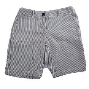Loft Original Striped Shorts Pants Women Size 2